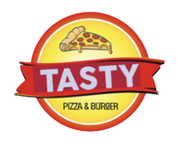 Tasty Pizza logo.